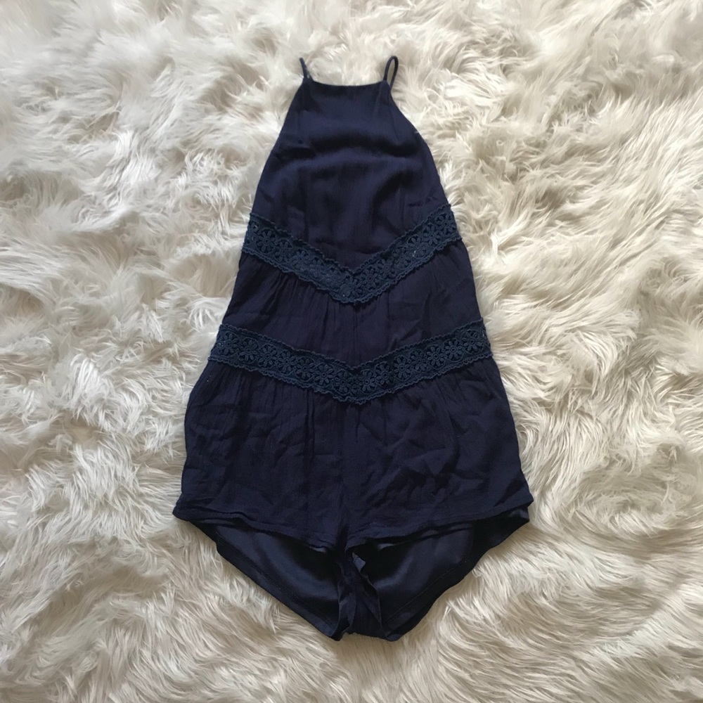 Navy blue Tobi romper
